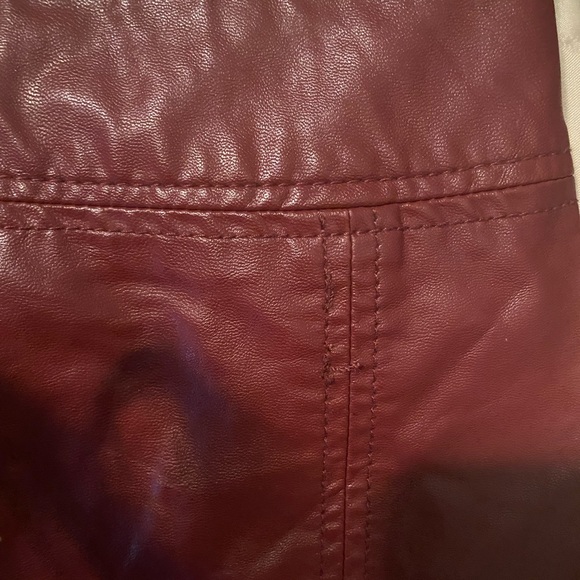 Vegan Leather Mini Skirt Free People - Picture 3 of 6